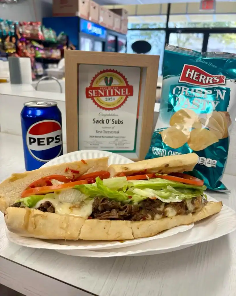 Sack O Subs Ocean City NJ steak sandwich