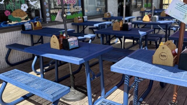 Hula Restaurant and Sauce Company Ocean City NJ Outdoor seating