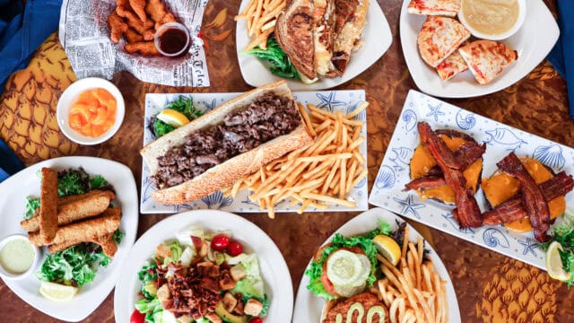 island grille dinner seafood and land dishes